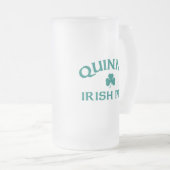 クインズアイリッシュパブ フロストグラスビールジョッキ (正面右)