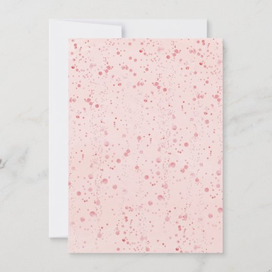 クインセニエレガントラグリッタースパルクルスペインのクインス 招待状 (裏面)