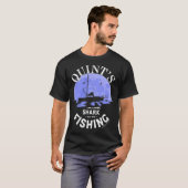 クイントのサメ釣り Tシャツ (正面フル)