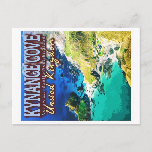 クインナンスコーブ – CORNWALL ENGLAND UK ポストカード (正面)