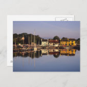 クインバラ郡ゴールウェイの町と港 ポストカード (正面/裏面)