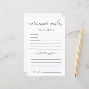 クインミニマリスト退職願い