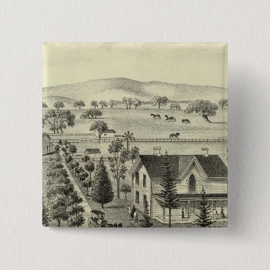 クインレジデンス 缶バッジ (正面)