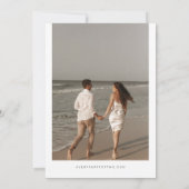 クイン赤面メキシコマップデスティネーショントラベル結婚ズ 招待状 (裏面)