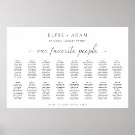 クイン16モダンテーブミニマルルシーティングポスター ポスター