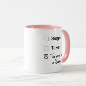 クイーンおもしろいチと忙しして撮影 マグカップ (正面右)