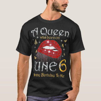 クイーンが6生まれ月6日に私にハッピーバースデーした Tシャツ