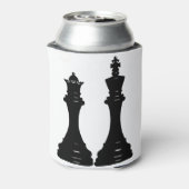 クイーンとキングチェスの駒 缶クーラー (缶裏面)