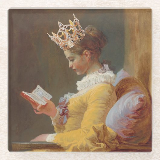 クイーンになる方法 ガラスコースター (正面)