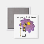 「クイーンになれてよかった」 – マグネット (正面/裏面)