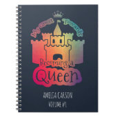 クイーンに輝くレインボーカラーへ|過去記事 ノートブック (正面)