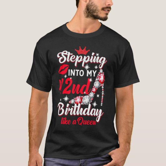 クイーンのような42番目の誕生日へのステップイン Tシャツ (正面)