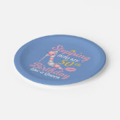 クイーンのように50誕生日に踏み込む ペーパープレート (アングル)