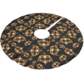 クイーンのハート金ゴールドクラウンティアラ黒いツリースカート ブラッシュドポリエステルツリースカート (アングル)