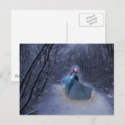 クイーンの表示 ポストカード (正面/裏面)