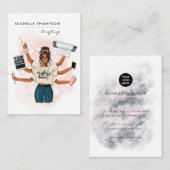 クイーンを作る 名刺 (正面/裏面)