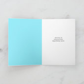 クイーンアンジェルフィッシュ誕生日カード カード (内部)