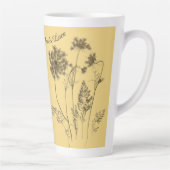 クイーンアンズレースオンアザ大ラテマグカップ カフェラテマグ (右)