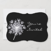 クイーンアンズレースガーデンフラワーバースデーパーティー 招待状 (正面)