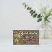 クイーンアンズレースビジネスカード 名刺 (スタンド正面)