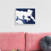 クイーンアンズレースフラワーズキャンバスプリント キャンバスプリント (インサイチュ (リビング))