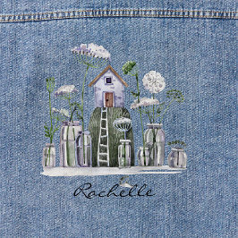 クイーンアンズレースフラワーズフェアユタレコテージ デニムジャケット