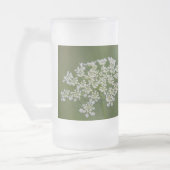 クイーンアンズレースフロステッドグラスビアマグ フロストグラスビールジョッキ (左)