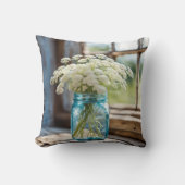 クイーンアンズレースブーケの窓 クッション (正面)