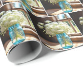 クイーンアンズレースブーケの窓 ラッピングペーパー (ロールコーナー)