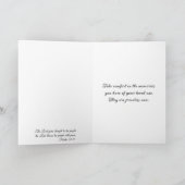 クイーンアンズレースブーケ悔やみや弔慰 カード (内部)