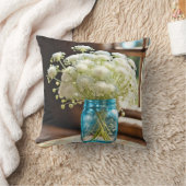 クイーンアンズレースブーケ クッション (ブランケット)