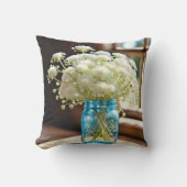 クイーンアンズレースブーケ クッション (正面)