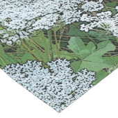 クイーンアンズレースホワイトワイルドフラワー ロングテーブルランナー (コーナー)