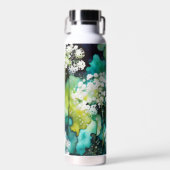 クイーンアンズレース抽象芸術 ウォーターボトル (正面)