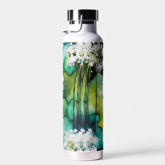 クイーンアンズレース抽象芸術 ウォーターボトル (右面)