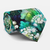 クイーンアンズレース抽象芸術 ネクタイ (ロール)