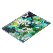 クイーンアンズレース抽象芸術 ノートブック (左側)