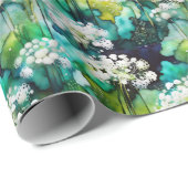 クイーンアンズレース抽象芸術 ラッピングペーパー (ロールコーナー)