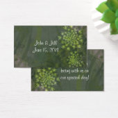 クイーンアンズレース結婚式の引き出物ラベル (デスク)