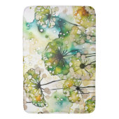 クイーンアンズレース&バブルズ抽象芸術 バスマット (正面縦)