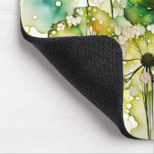 クイーンアンズレース&バブルズ抽象芸術 マウスパッド (コーナー)