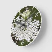 クイーンアンズレース ラウンド壁時計 (傾斜)