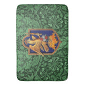 クイーンアンヌボレーン王室の《鳥》ハヤブサバッジ バスマット (正面縦)