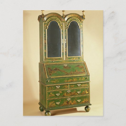 クイーンアン局のキャビネットとボール足, c.1710 ポストカード (正面)