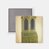 クイーンアン局のキャビネットとボール足, c.1710 マグネット (正面/裏面)