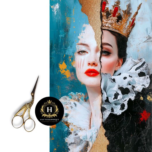 クイーンウィメンズ歴史月の切り離し 薄葉紙