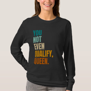 クイーンウイルスの引用文におもしろいも適任だ Tシャツ