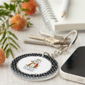 クイーンウェスティードッグウエストハイランドホワイトテリア キーホルダー (正面右)