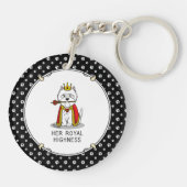 クイーンウェスティードッグウエストハイランドホワイトテリア キーホルダー (裏面)