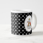 クイーンウェスティードッグウエストハイランドホワイトテリア ジャンボコーヒーマグカップ (正面右)